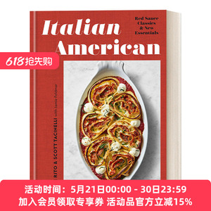 英文原版 Italian American 意裔美国人：红酱经典和新要领 IACP奖入围 精装食谱 詹姆斯比尔德奖候选人Angie Rito 英文版 进口英