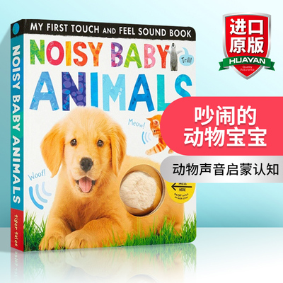 英文原版 Noisy Baby Animals My First 吵闹的动物宝宝 英文版 进口英语原版书籍