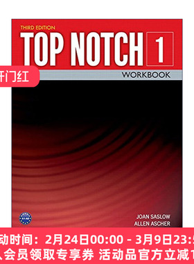 英文原版 Top Notch (3E) 1 Workbook 英文版 进口英语原版书籍