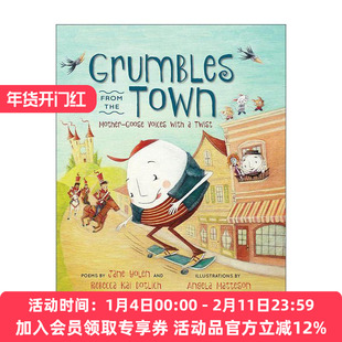 英文原版 Grumbles from the Town 来自镇上的抱怨 鹅妈妈的声音变了 儿童精装诗歌绘本 星云奖得主 月下看猫头鹰作者珍·尤伦