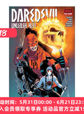 英文原版 Daredevil Unleash Hell Red Band 夜魔侠 释放地狱 红色乐队 漫威漫画 Erica Schultz 英文版 进口英语原版书籍