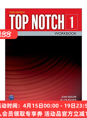 英文原版 Top Notch (3E) 1 Workbook 英文版 进口英语原版书籍