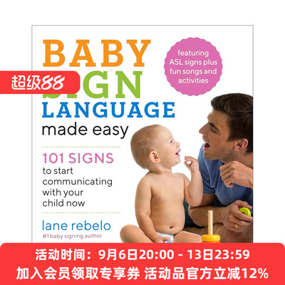 婴儿手语指南 英文原版 Baby Sign Language Made Easy 101个手势开始与您的孩子沟通 英文版 进口英语原版书籍