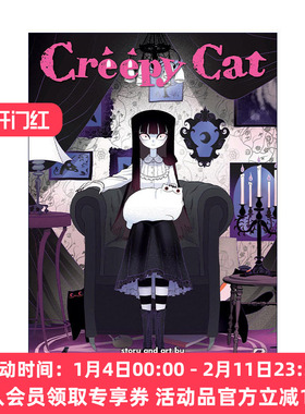 英文原版 Creepy Cat Vol.3 猫和我的奇妙生活 卷三 幽默漫画 Cotton Valent 英文版 进口英语原版书籍