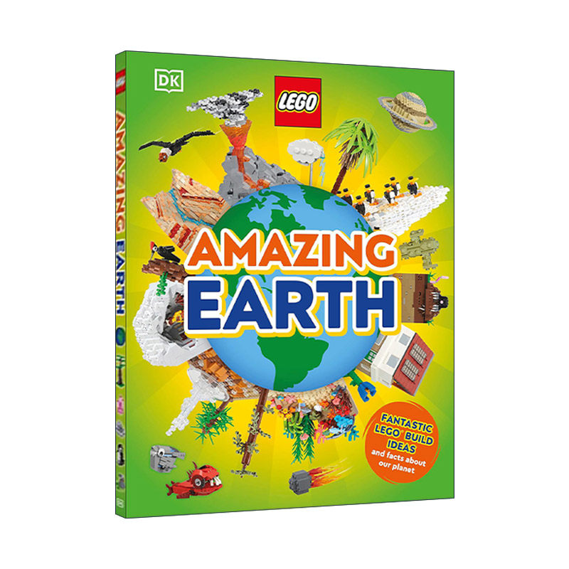 英文原版 LEGO Amazing Earth 探索神奇的地球 DK乐高拼装玩具精装插图指南 英文版 进口英语原版书籍
