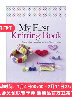 英文原版 My First Knitting Book 我的第一本编织书 针织入门全彩图解指南 Hildegarde Deuzo 英文版 进口英语原版书籍