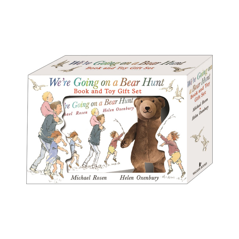 我们一起去猎熊 英文原版 We're Going on a Bear Hunt Book and Toy Gift Set 纸板书带玩偶 礼盒套装 英文版 进口英语原版书籍
