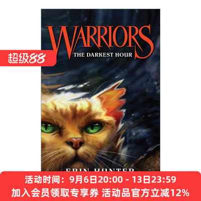 英文原版小说 Warrior Cats 6 The Darkest Hour 猫武士首部曲6 力挽狂澜 英文版 进口英语原版书籍