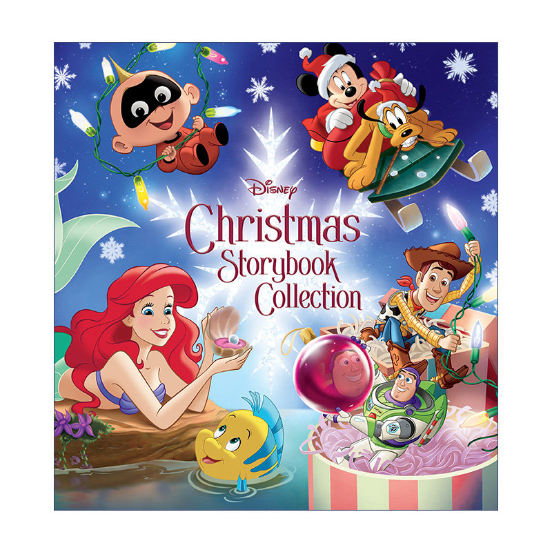 英文原版 Disney Christmas Storybook Collection 迪士尼圣诞故事精装合辑 18个故事精装合辑 全彩插图 英文版 进口英语原版书籍