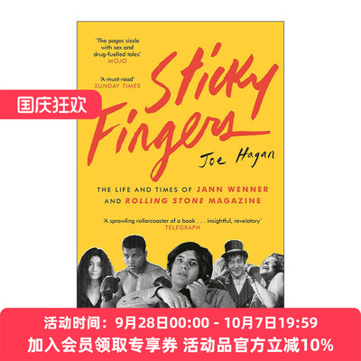 英文原版 Sticky Fingers 粘手指 詹恩·温纳和滚石杂志的故事 英文版 进口英语原版书籍