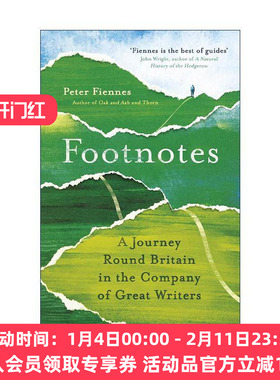 英文原版 Footnotes 脚注 与文豪们同游英国 Peter Fiennes 英文版 进口英语原版书籍