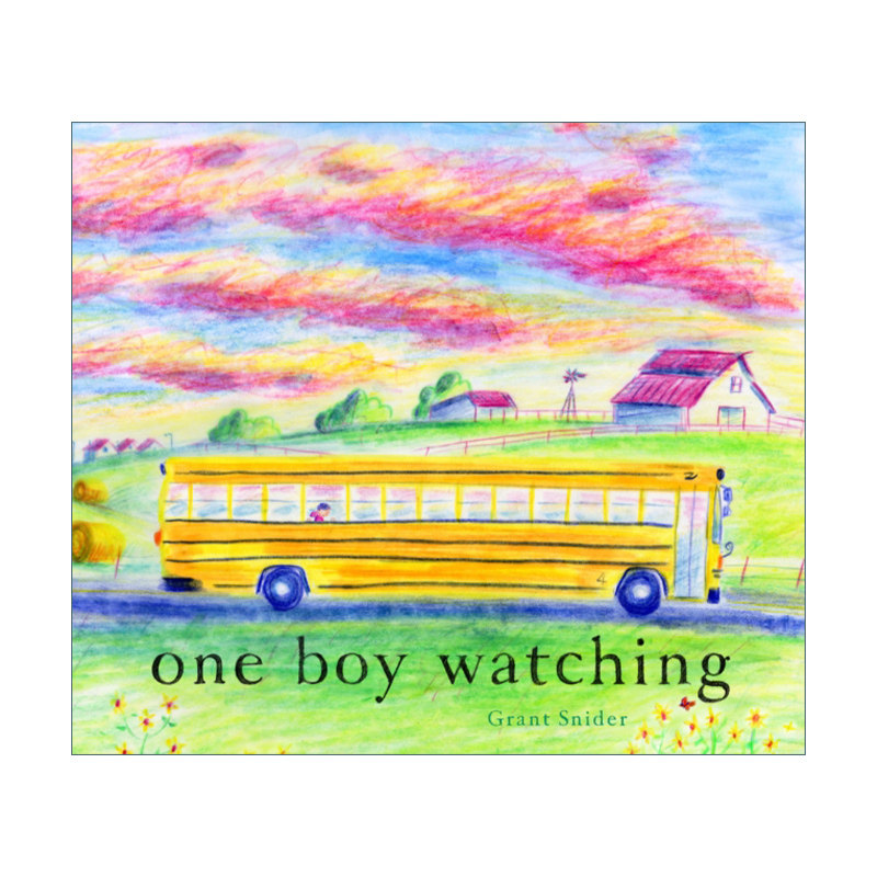 男孩他在看 英文原版 One Boy Watching 美国漫画家Grant Snider 英文版 进口英语原版书籍