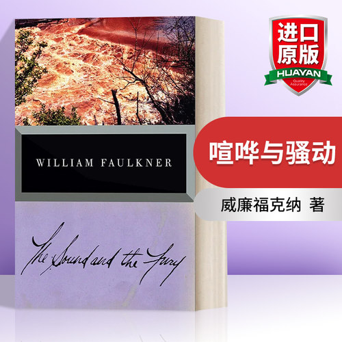 英文原版小说 The Sound and the Fury 喧哗与骚动 William Faulkner威廉福克纳 诺奖得主作品 意识流文学经典 英文版 进口英语