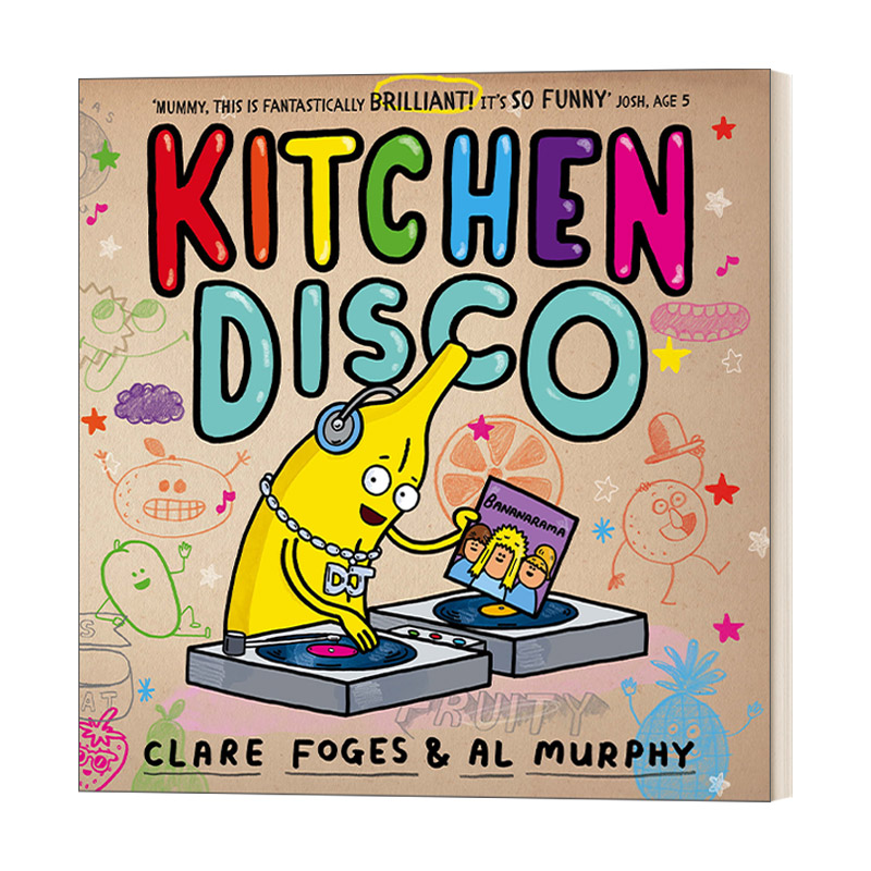 英文原版 kitchen disco 厨房迪斯科 亲子故事绘本 英文版 进口英语