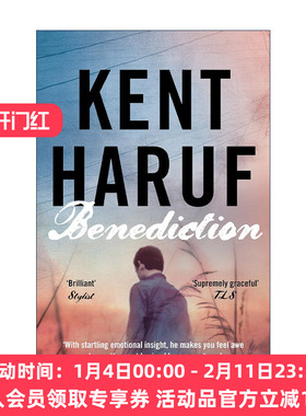英文原版 Benediction 祝辞 肯特·哈鲁夫 Kent Haruf Plainsong系列3 英文版 进口英语原版书籍