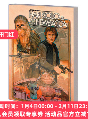 星球大战  英文原版 Han Solo and Chewbacca Vol.1 The Crystal Run Part One 汉·索罗与楚巴卡卷一 水晶运行1漫威漫画进口书