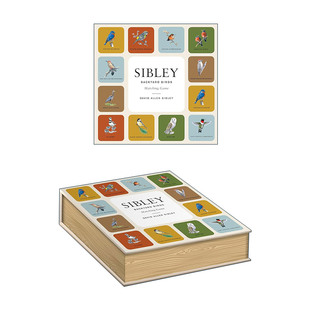 西布利后院观鸟配对游戏 培养手眼协调能力 Backyard 集中力 增强记忆力 儿童活动卡片 Game Matching Birds Sibley 英文原版