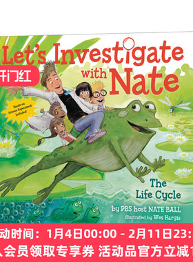 英文原版 Let's Investigate with Nate #4 The Life Cycle 跟着内特去研究生命周期 儿童自然知识科普 英文版 进口英语原版书籍