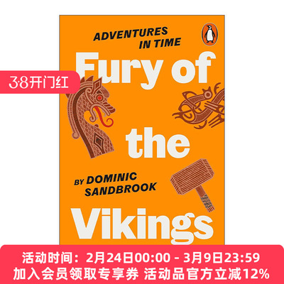 英文原版 Adventures in Time Fury of The Vikings 史上的冒险系列 愤怒的维京人 儿童历史读物 英文版 进口英语原版书籍