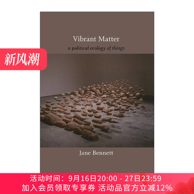 英文原版 Vibrant Matter 有活力的物 物的政治生态学 珍妮·本内特 英文版 进口英语原版书籍