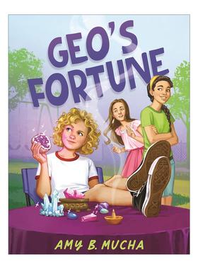 英文原版 Geo's Fortune 吉欧的财富 儿童奇幻小说 Amy B. Mucha 精装 英文版 进口英语原版书籍