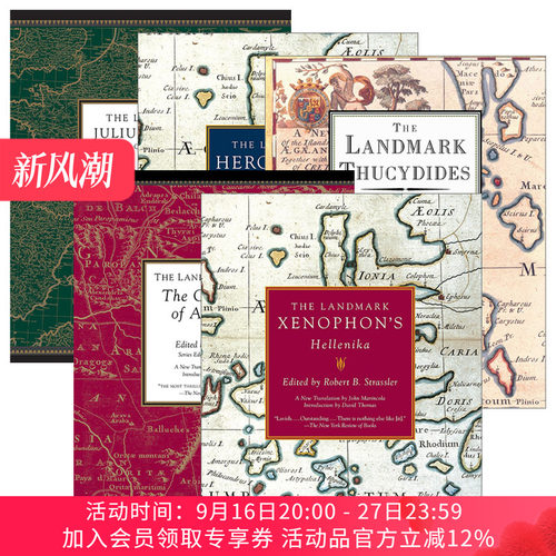 英文原版 The Landmark Series 里程碑系列5册 伯罗奔尼撒战争史 希罗多德 凯撒大帝 英文版 进口英语原版书籍