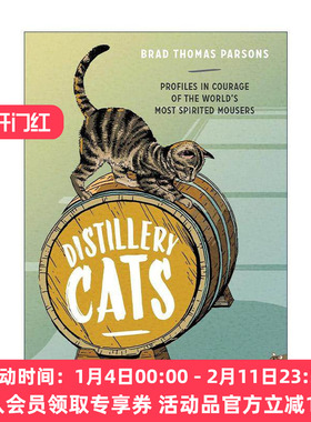 英文原版 Distillery Cats 酿酒厂的猫 鸡尾酒调制配方食谱指南 Bitters作者 精装 英文版 进口英语原版书籍