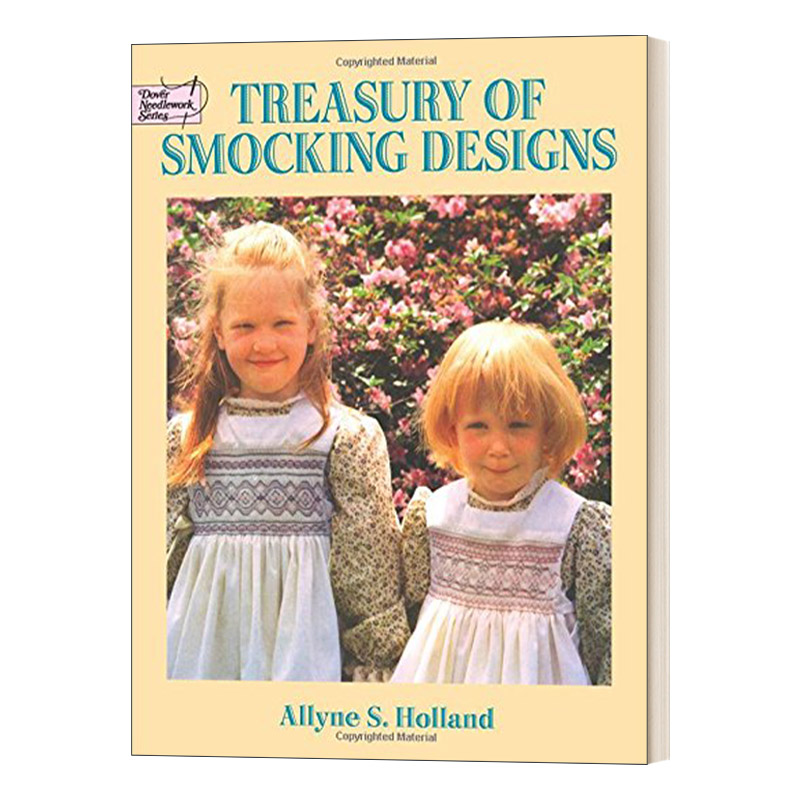 儿童罩衫设计宝库 英文原版 Treasury of Smocking Designs 英文版 进口英语原版书籍