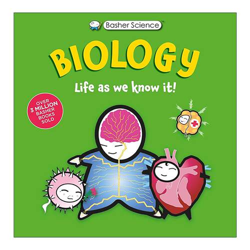 英文原版 Basher Science Biology Life As We Know It 巴舍 酷酷的科学之生物 英文版 进口英语原版书籍