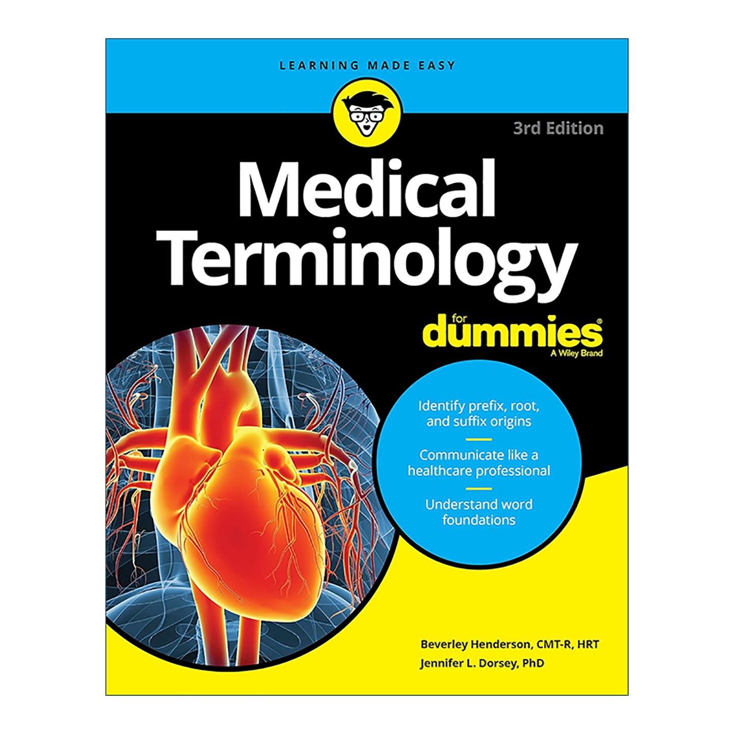 医学术语达人迷 英文原版 Medical Terminology For Dummies 第3版 英文版 进口英语原版书籍