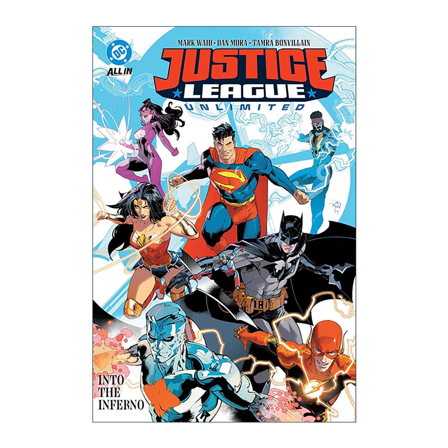英文原版 Justice League Unlimited Vol. 1 Into the Inferno 无限正义联盟 卷一 进入地狱 DC漫画 英文版 进口英语原版书籍