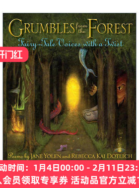 英文原版 Grumbles from the Forest 来自森林的抱怨 扭曲童话般的声音 儿童诗歌绘本 星云奖得主 英文版 进口英语原版书籍