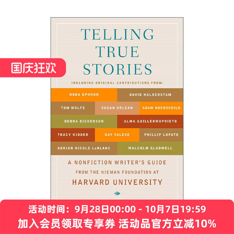 英文原版 Telling True Stories 哈佛非虚构写作课 怎样讲好一个故事 马克·克雷默 英文版 进口英语原版书籍