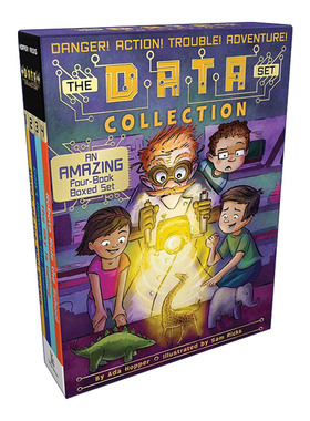 科学小组1-4册盒装 英文原版 The DATA Set Collection Boxed Set 科学冒险章节书 英文版 进口英语原版书籍