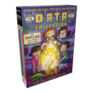 科学小组1-4册盒装 英文原版 The DATA Set Collection Boxed Set 科学冒险章节书 英文版 进口英语原版书籍