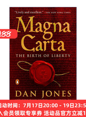 大宪章  英文原版 Magna Carta 自由的诞生 英国法律历史 Dan Jones 英文版 进口英语原版书籍