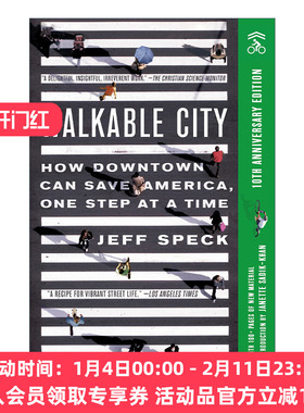适宜步行的城市 英文原版 Walkable City 营造充满活力的市中心拯救美国 10周年版 英文版 进口英语原版书籍