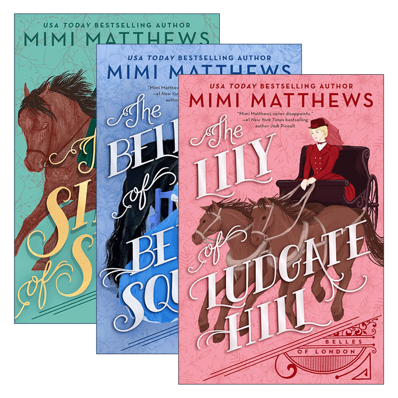 英文原版 Belles of London 伦敦美人系列1-3册 维多利亚时期浪漫小说 Mimi Matthews 英文版 进口英语原版书籍