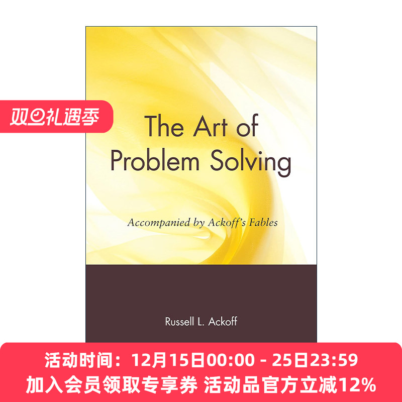 解决问题的艺术 英文原版 The Art of Problem Solving 沃顿管理学院荣誉教授罗素艾可夫 Russell L.Ackoff 进口英语原版书籍