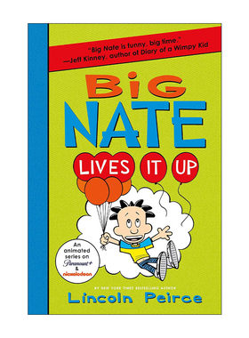 英文原版 Big Nate Lives It Up 大内特7 章节书漫画小说 英文版 进口英语原版书籍