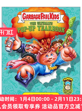 英文原版 Garbage Pail Kids the Ultimate Pop-Up Yearbook 垃圾桶小破孩 精装立体书 英文版 进口英语原版书籍