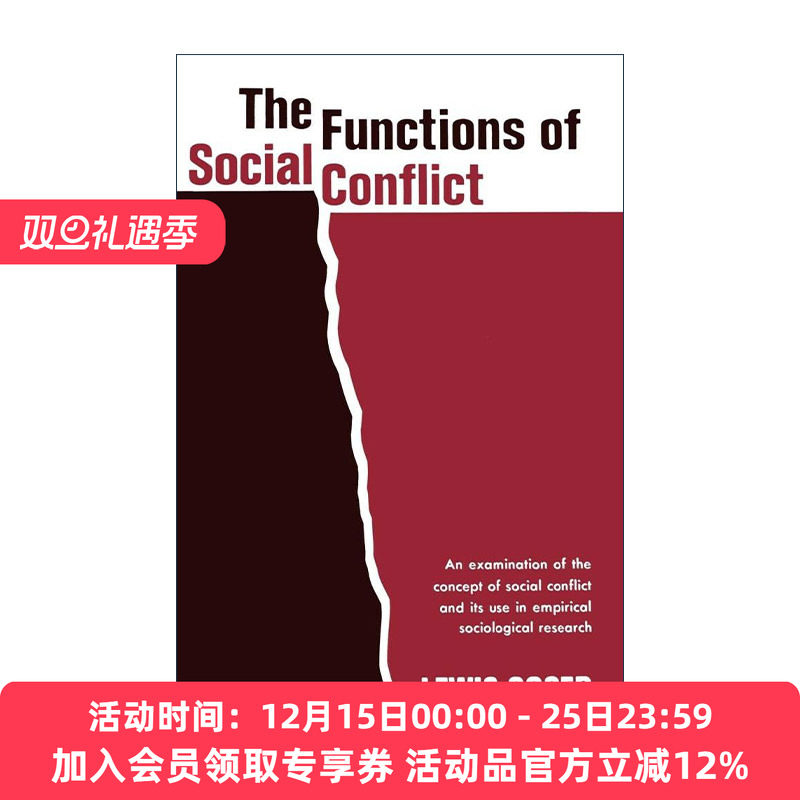 英文原版 Functions of Social Conflict 社会冲突的功能英文版 进口英语原版书籍
