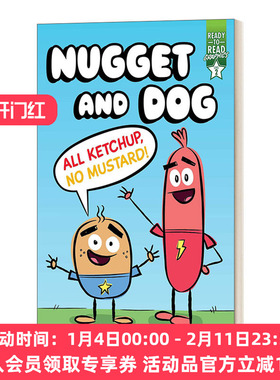 努格特和狗 英文原版 Nugget and Dog 只有番茄酱 没有芥末 分级阅读 漫画版 Ready-to-Read Graphics Level 2 英文版 进口英语书