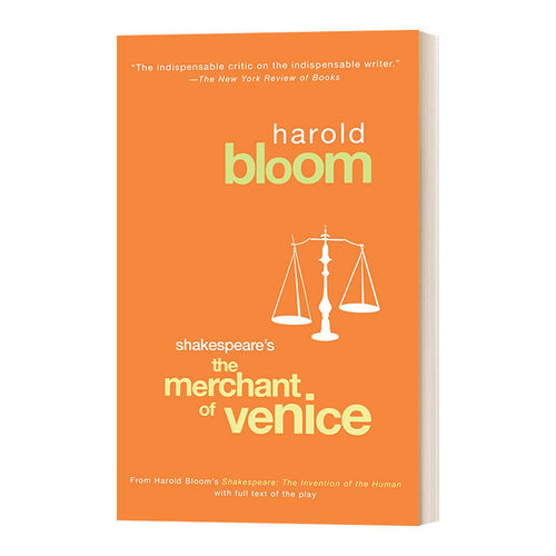 英文原版 Shakespeare's The Merchant of Venice 莎士比亚 威尼斯商人 Harold Bloom哈罗德 布鲁姆 英文版 进口英语原版书籍