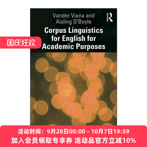 学术英语  英文原版 Corpus Linguistics for English Academic Purposes 语料库语言学导论系列 英文版 进口英语原版书籍