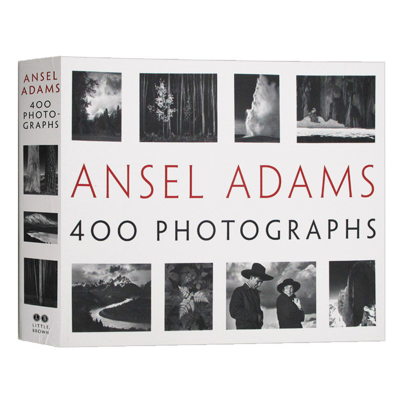 安塞尔亚当斯 英文原版 摄影艺术画册 Ansel Adams 400 Photographs 400幅黑白作品照片 英文版进口原版英语摄影艺术书籍 - 实物图