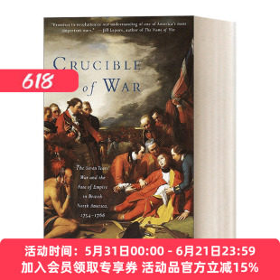英文原版 Crucible of War 七年战争 大英帝国在北美的命运，1754—1766 历史 2001巴克曼奖 Fred Anderson 英文版 进口书籍