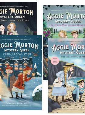 英文原版 Aggie Morton, Mystery Queen 谜案女王系列1-4册 儿童侦探推理小说 Marthe Jocelyn 英文版 进口英语原版书籍