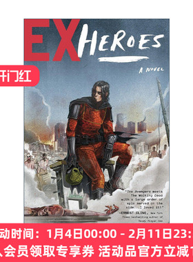 英文原版 Ex-Heroes 01 Ex-Heroes 前英雄系列01 前英雄 科幻漫画 14号门作者Peter Clines彼得?克莱斯英文版 进口英语原版书籍