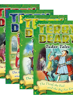 英文原版 Terry Deary's Historical Talesy Tudor Tales 都铎王朝的故事4册 儿童章节桥梁小说 英文版 进口英语原版书籍